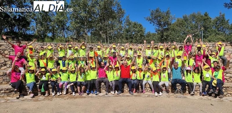 El diputado de Deportes inicia en la Legoriza la ronda de visitas a los campamentos de la Diputación de Salamanca