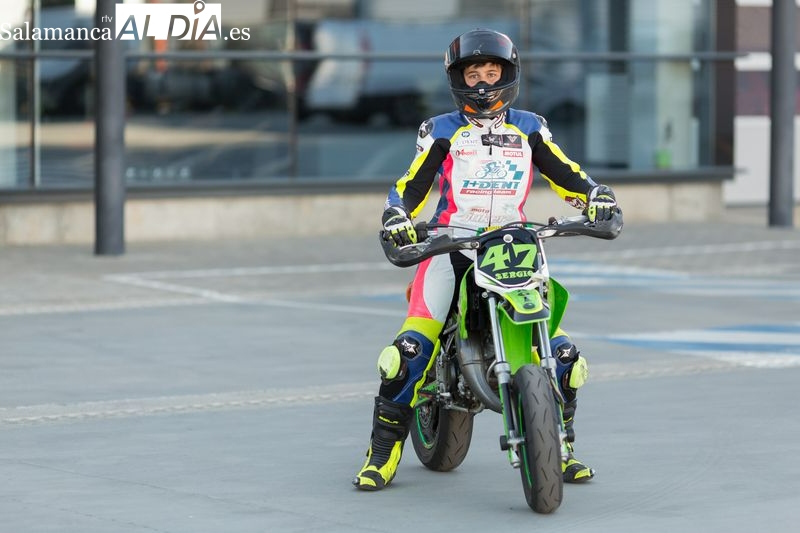 Sergio Verdugo, el Marc Márquez salmantino, empieza otra ilusionante temporada encima de su moto