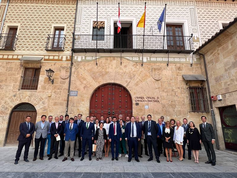 Benjamín Crespo, reelegido por unanimidad presidente de la Cámara de Comercio de Salamanca