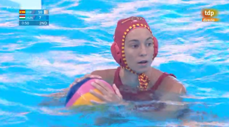 Laura Ester Ramos inicia este lunes el Mundial de Waterpolo, que sólo se podrá seguir por Internet