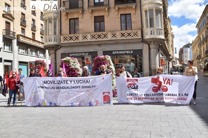 Concentración en Salamanca contra el encarecimiento de los precios