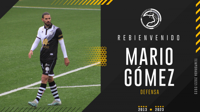 El defensa Mario Gómez regresa a Unionistas
