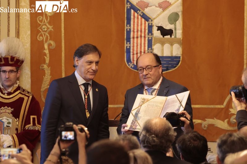 Manuel Muiños, feliz Hijo Adoptivo de Salamanca