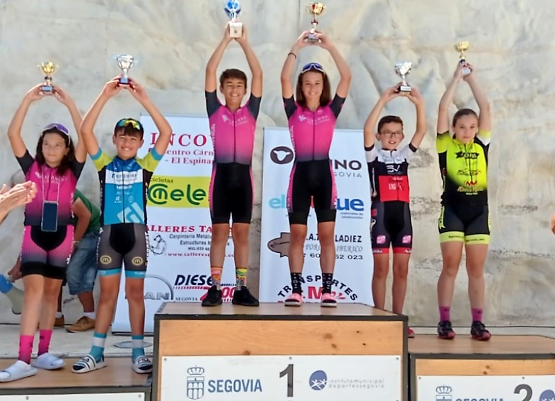 Dos victorias y tres podios para la Escuela Caja Rural-Promesal en la puntuable de la Copa Castilla y León 