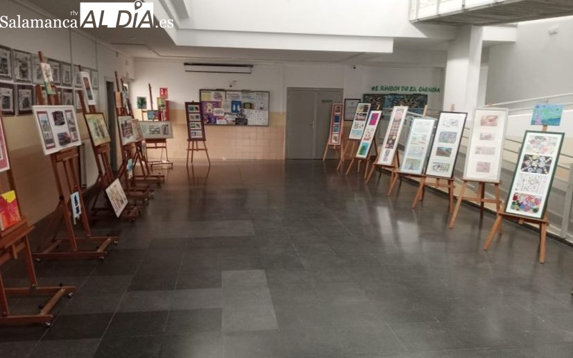 El IES Campo Charro expone una muestra de los trabajos realizados por los alumnos de Plástica