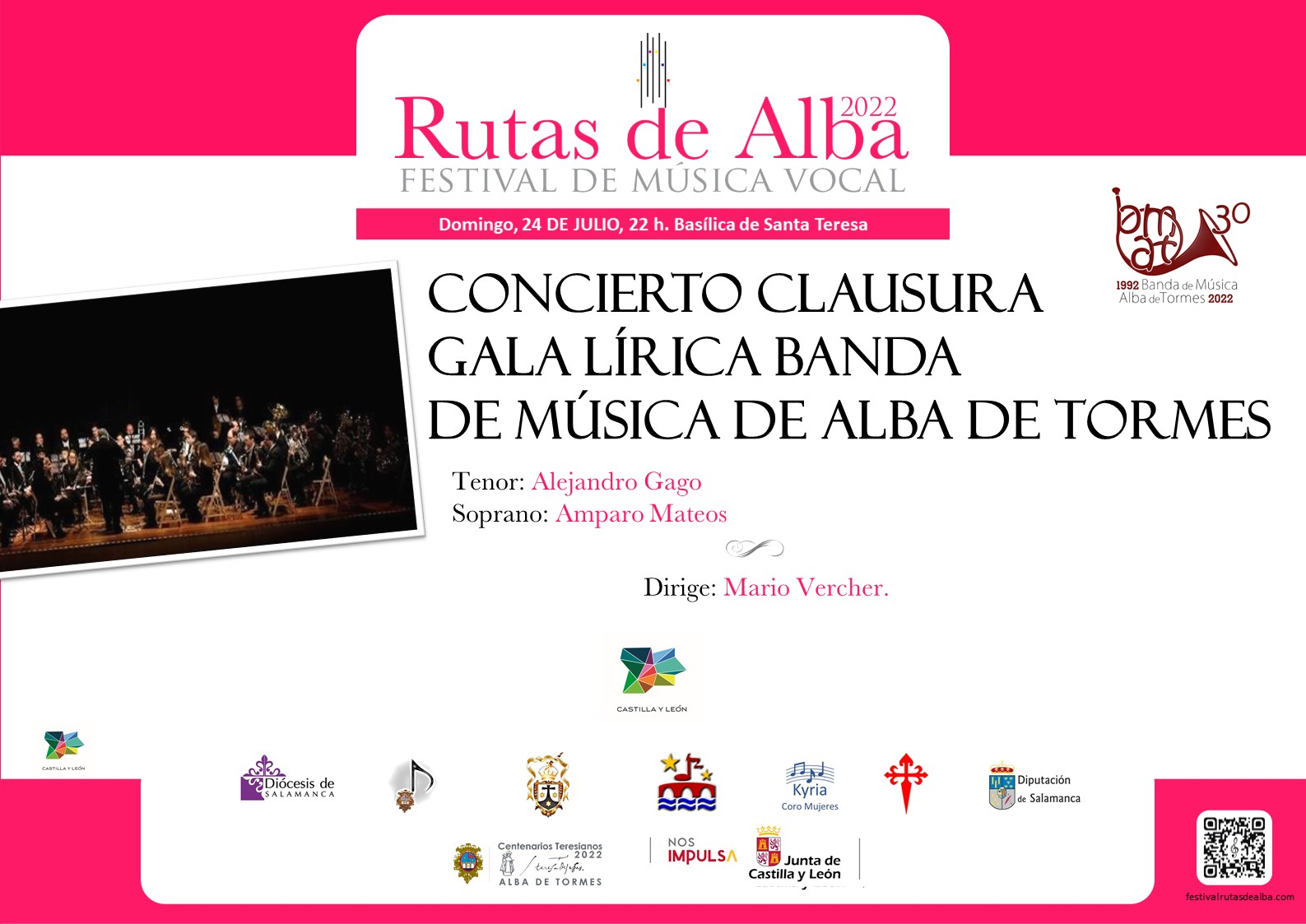 El ciclo de canto lírico con la final del concurso del himno teresiano cierra el Festival de Musica Vocal Rutas de Alba