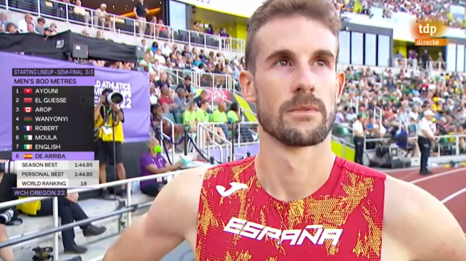 Álvaro de Arriba se queda fuera de la final del Mundial al Aire Libre