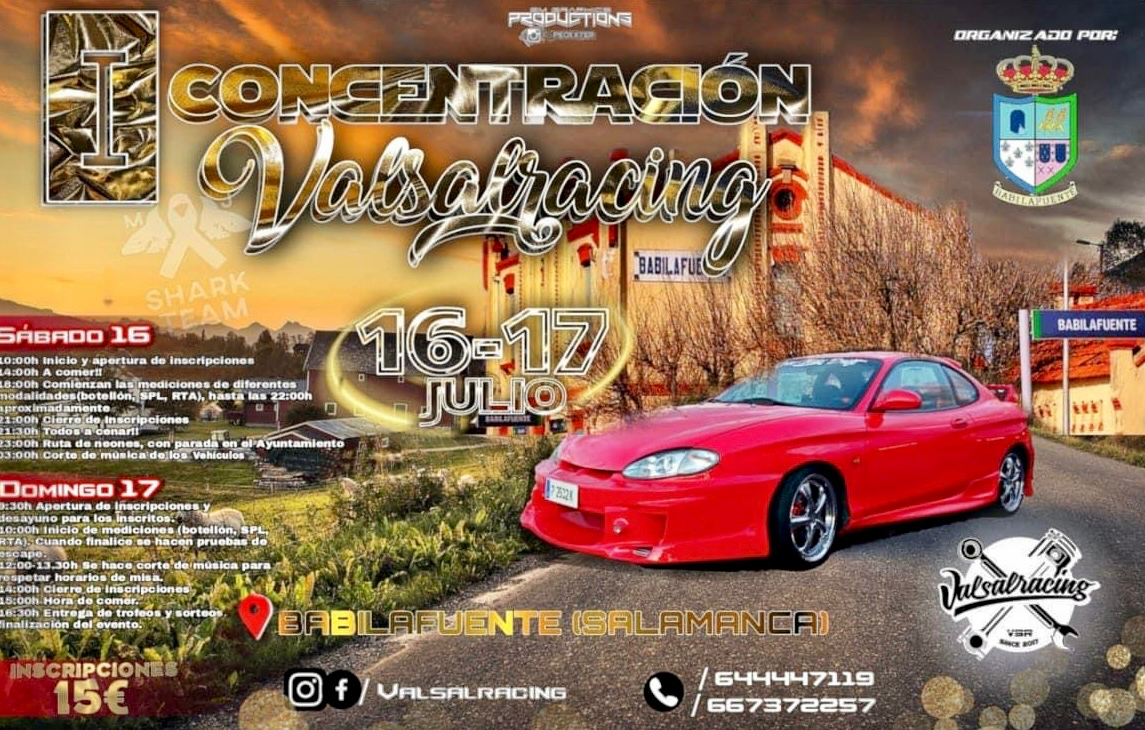 Babilafuente calienta motores para la llegada este fin de semana de su I Concentración Valsaracing