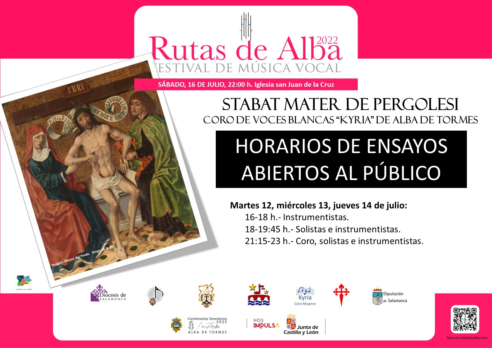 El Festival de Música Rutas de Alba abre al público los ensayos de diferentes obras