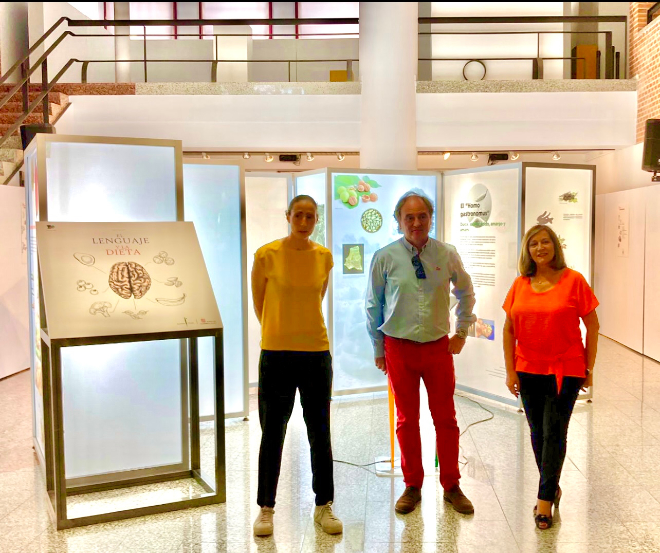 EL CDS acoge hasta el 31 de julio la exposición El lenguaje y la dieta producida por el Instituto Castellano y Leones de la Lengua y el Museo de la Evolución Humana