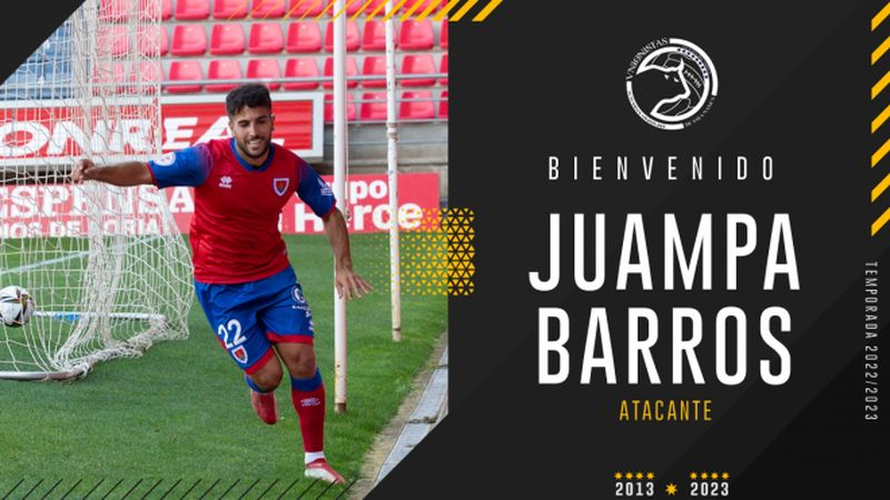 Juampa Barros vestirá la camiseta de Unionistas de Salamanca 