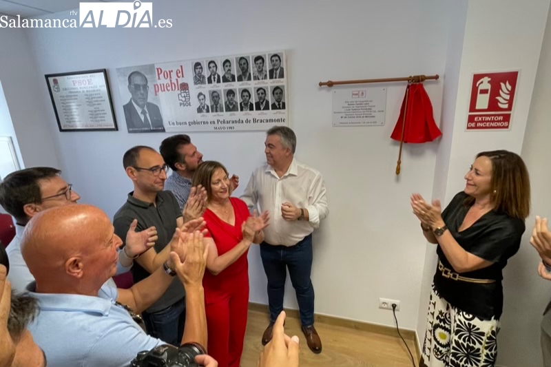 El PSOE abre las puertas de su nueva Casa del Pueblo en Peñaranda, primera en propiedad desde sus orígenes