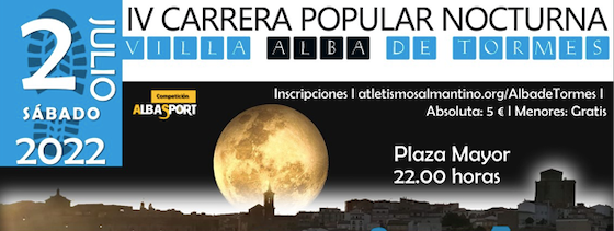 Vuelve la carrera nocturna de Alba de Tormes este sábado con más de 150 inscritos