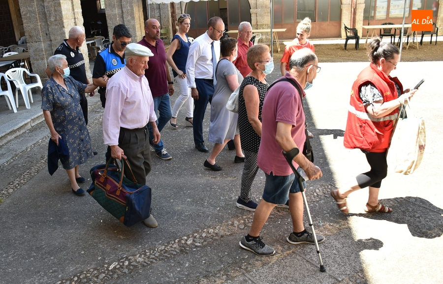 Se marchan de Ciudad Rodrigo, muy agradecidos, los últimos vecinos de Monsagro y Guadapero