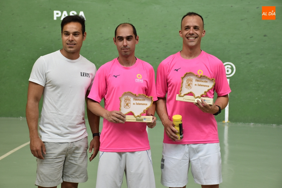 Chipri y Sergio se hacen con el triunfo en el Trofeo Diputación de Frontenis