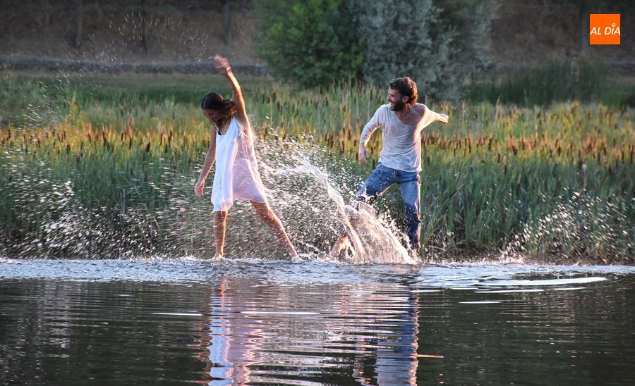 El 1º Dance River Festival deja un llamativo baile sobre el mítico muro de La Pesquera