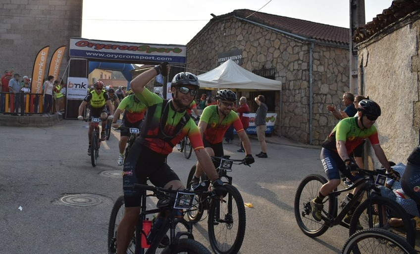Retortillo estrena su Ruta BTT del Yeltes superando holgadamente el centenar de ciclistas