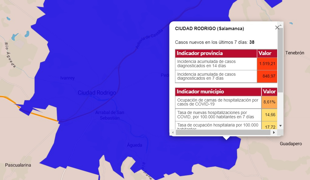 El conjunto de las 7 zonas básicas de salud roza los 200 positivos en la última semana