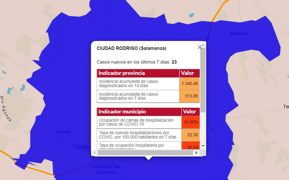 El coronavirus sigue en retroceso en la comarca, aunque 4 localidades marcan positivos desde el viernes