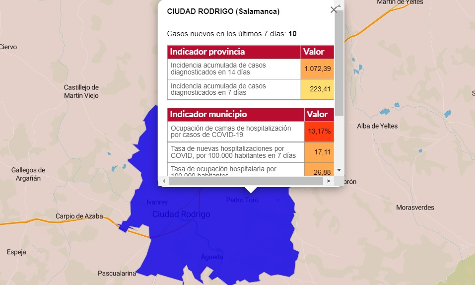 Sólo un municipio presenta nuevos positivos en la última actualización del mes de julio