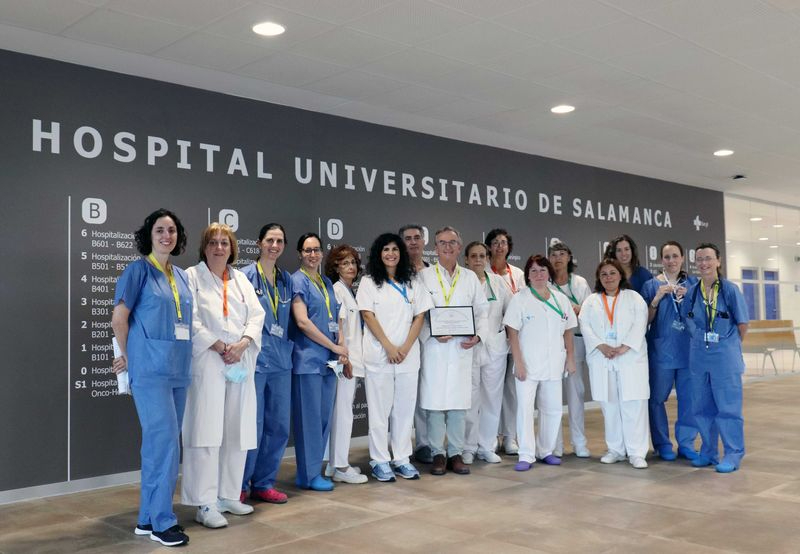 Reconocimiento europeo al servicio de Cirugía Torácica del Hospital de Salamanca