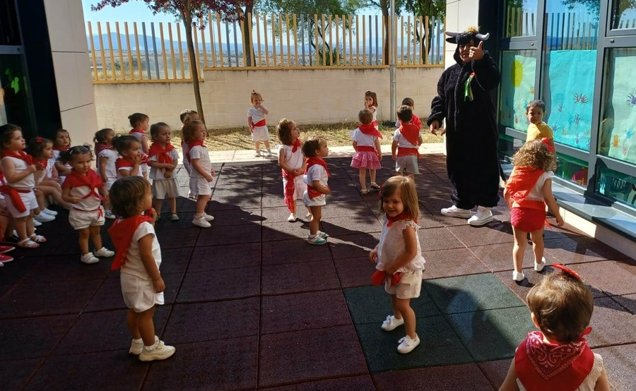 Los Sanfermines también están de vuelta en la Escuela Infantil de Ciudad Rodrigo