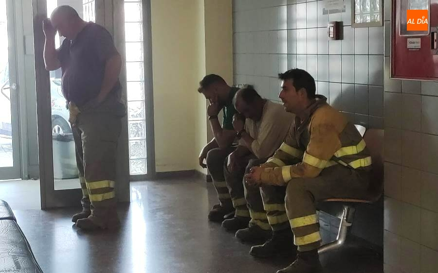 Goteo de atendidos en las Urgencias de Ciudad Rodrigo procedentes del incendio