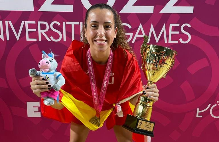Lucía Sánchez Báez se proclama Campeona de Europa universitaria de fútbol sala