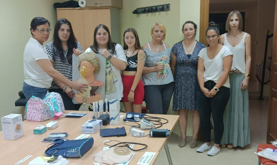 Las alumnas de Residencias en Alto Águeda aprenden primeros auxilios