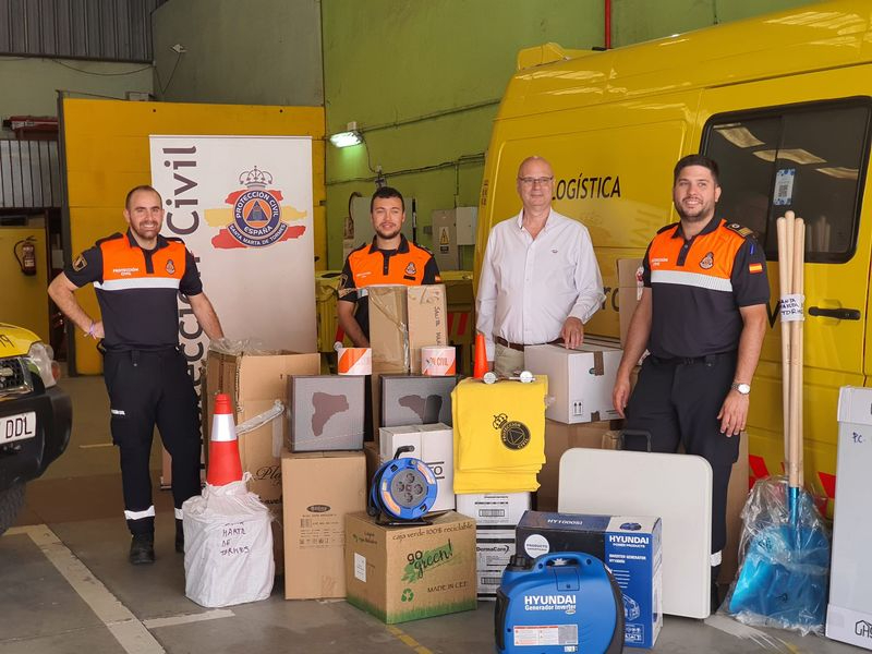 Nueva dotación de material para Protección Civil de Santa Marta 