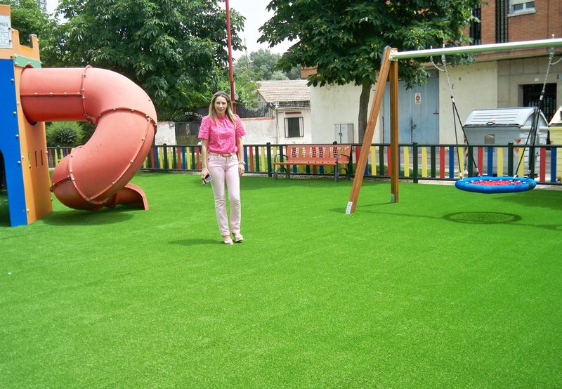 El parque infantil de Santa Marta que ya luce nueva imagen 