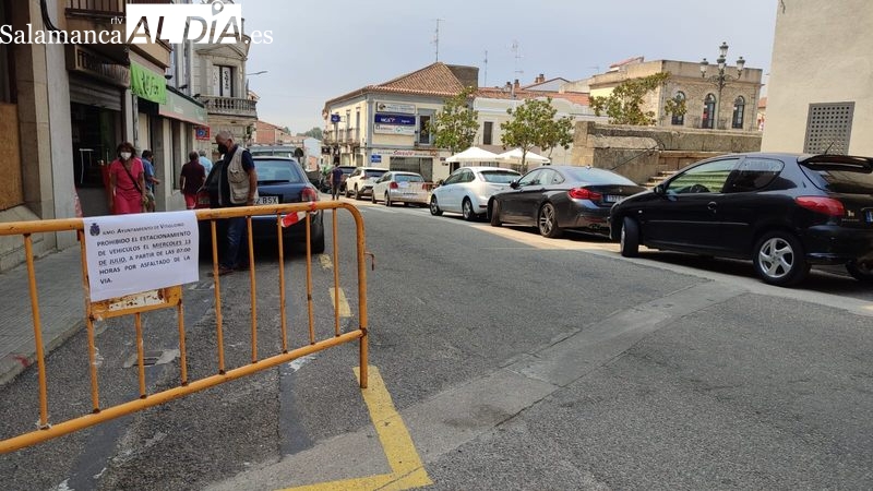 El Ayuntamiento de Vitigudino procederá este miércoles al asfaltado de la calle Santa Ana