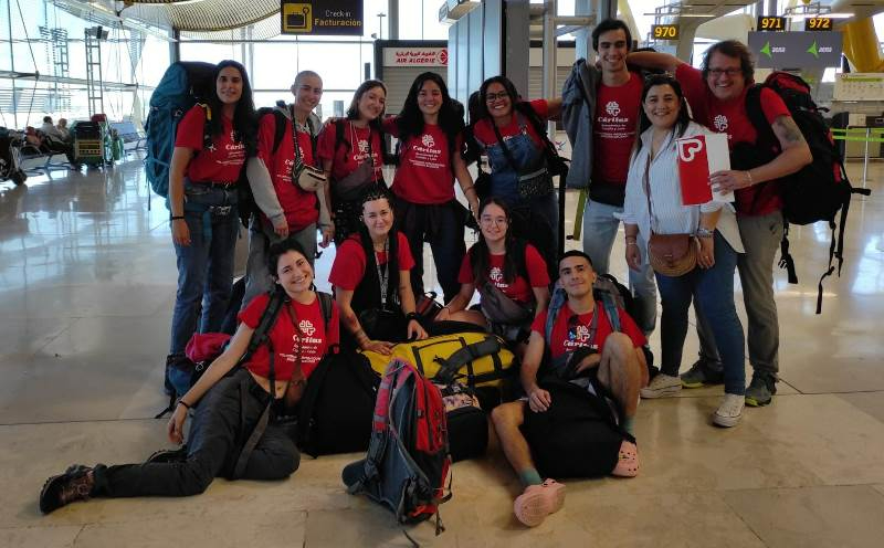 La joven Elena Palacios Plaza participa en Ecuador en una experiencia de voluntariado con Cáritas