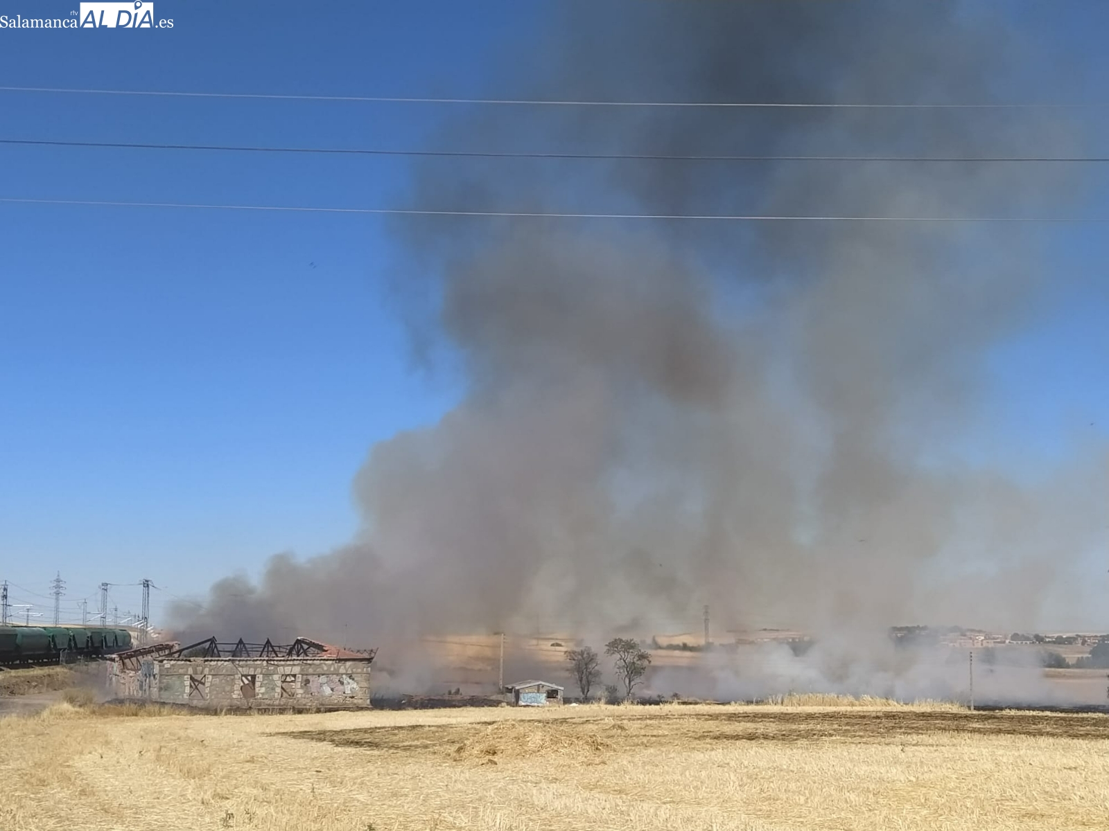 Se desata otro incendio  en Puente Ladrillo