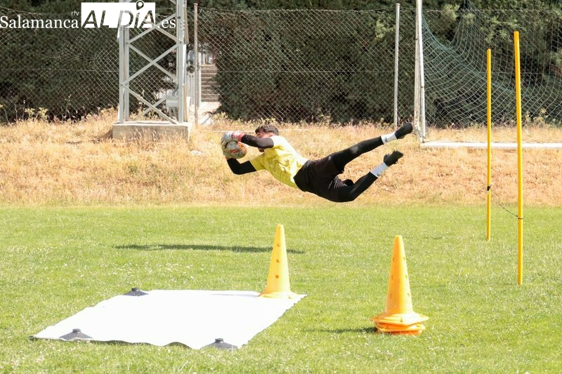 Mike Cordero, con opciones de dar el salto al primer equipo del Salamanca UDS