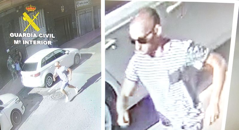 Si ves a este hombre, llama a la Policía o a la Guardia Civil