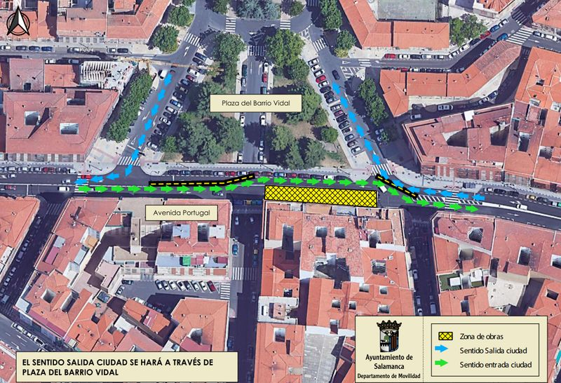 El motivo por el que este miércoles estará cerrado al tráfico un carril de la avenida de Portugal 