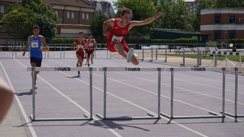 El atleta salmantino Iván Martín Nieto, campeón de Castilla y León Sub20