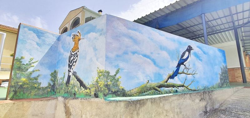 El arte mural se fusiona con Vega de Tirados