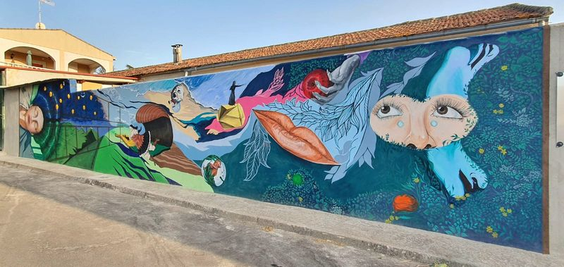 Vega de Tirados luce un nuevo mural de arte urbano 