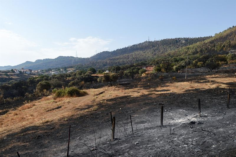 Controlado el incendio en Las Hurdes y Casas de Miravete