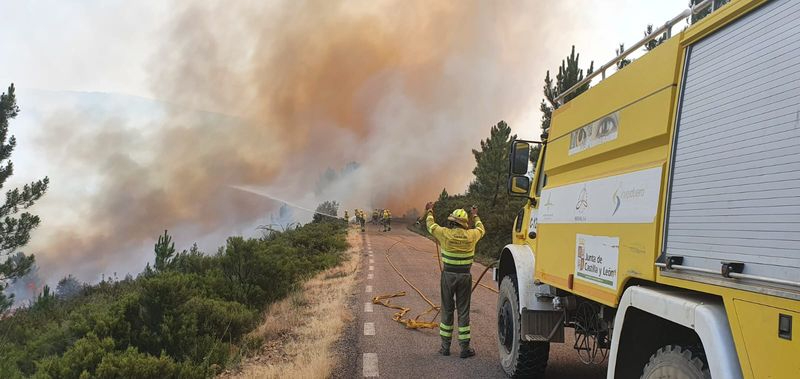 Castilla y León registra casi una treintena de fuegos en una jornada, con Salamanca en nivel 2 