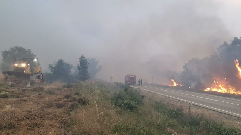 Más de 190 incendios forestales en Castilla y León entre el 11 y el 19 de julio  