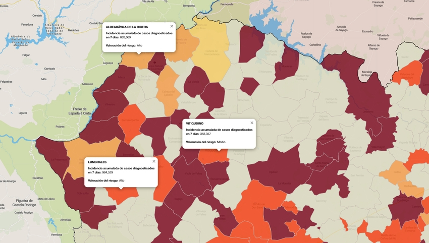 Las tres zonas de salud de Las Arribes registran cuatro fallecidos con coronavirus en los últimos diez días