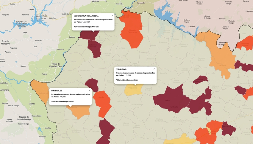 La zona de salud de Lumbrales registra un fallecido más con coronavirus desde el martes pasado