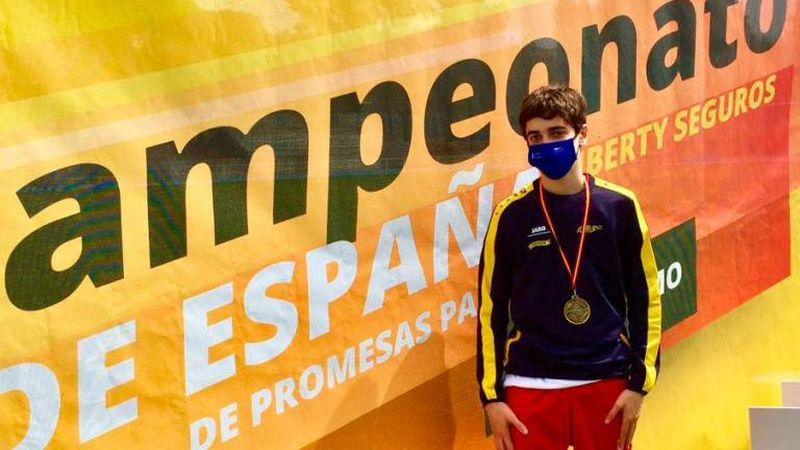El salmantino Diego Ruiz se cuelga dos medallas de oro en los Juegos Europeos de la Juventud