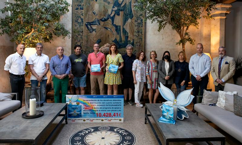 Pyfano recibe más de 10.400 euros gracias al libro infantil ‘Arcogriris’