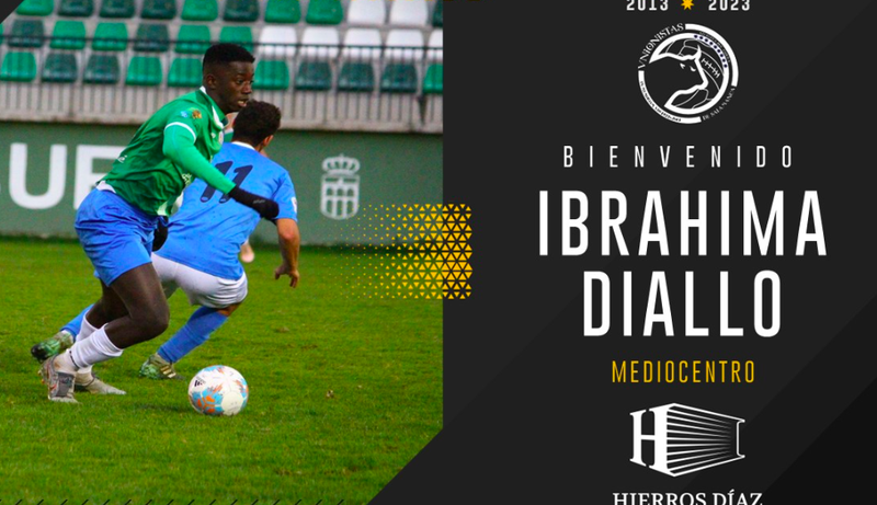El mediocentro Ibrahima Diallo ficha por el filial de Unionistas