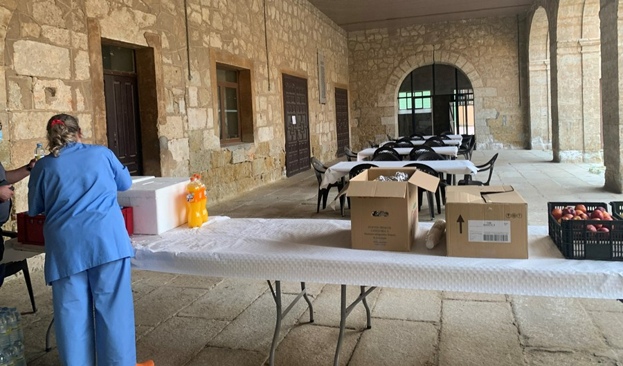 Los vecinos de Monsagro continuarán fuera de su localidad al menos hasta la tarde del miércoles