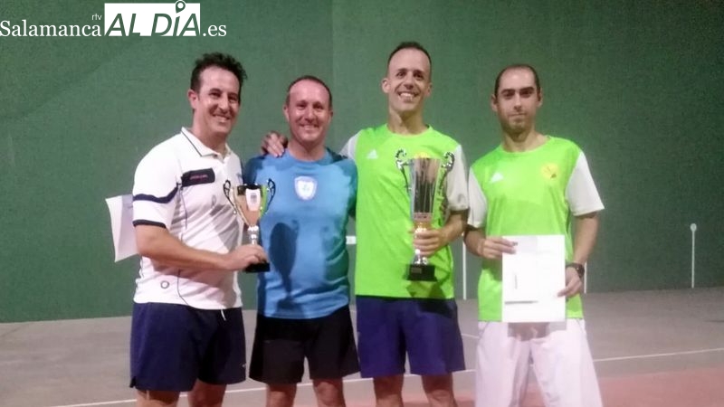 Sergio Rivas y Cristián González ganan el IV Campeonato de Frontenis de Lumbrales